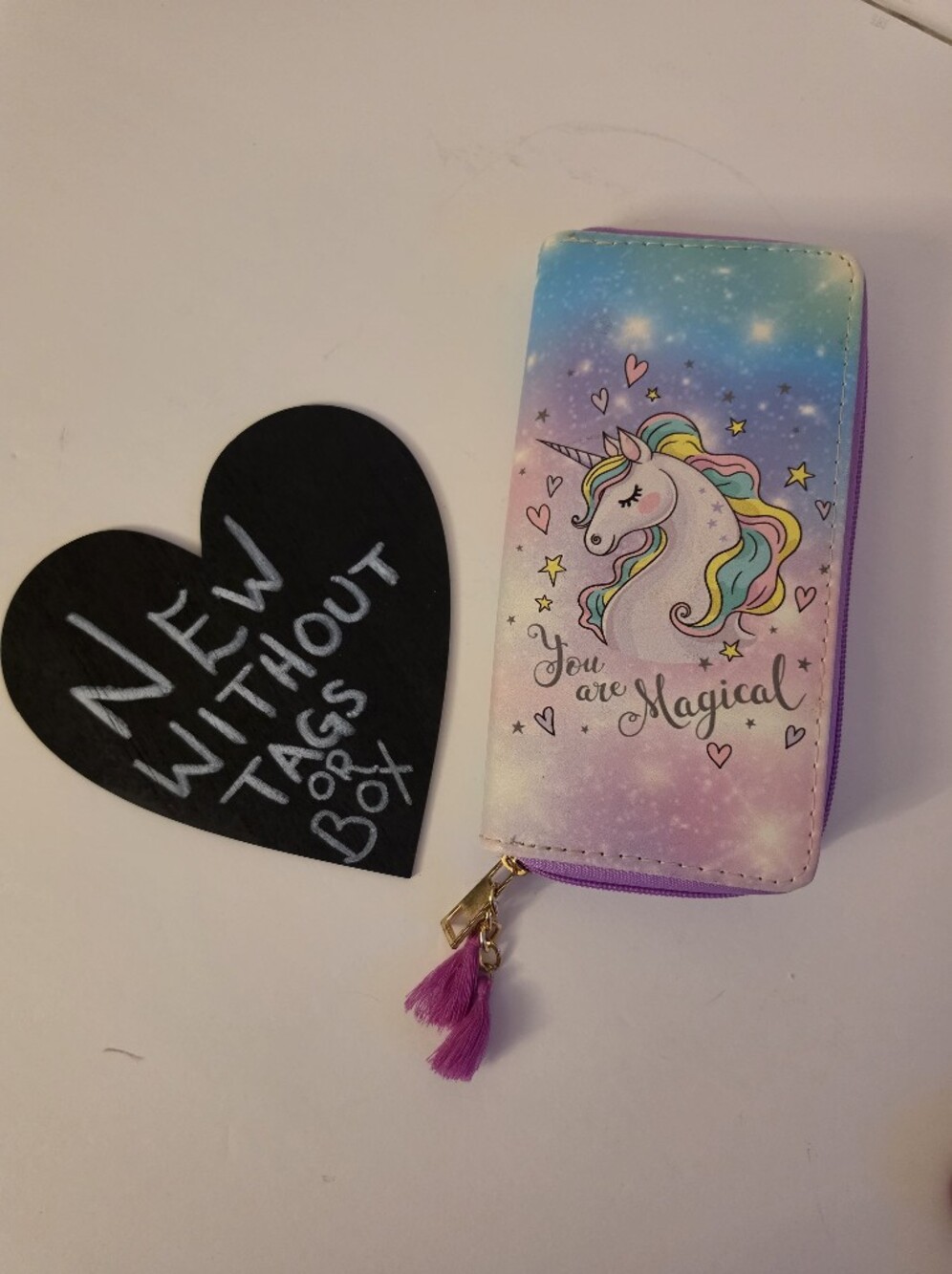 Pastel Rainbow Unicorn Wallet - Picture 2 of 6
